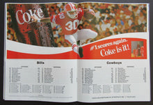 Load image into Gallery viewer, 1984 Rich Stadium NFL Program Buffalo Bills vs Dallas Cowboys Jack Kemp