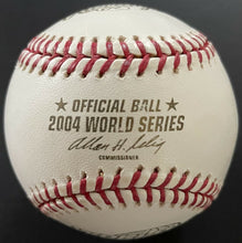 Load image into Gallery viewer, Johnny Pesky Autographed Signed 2004 World Series Rawlings Baseball Inscription