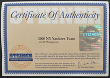 Load image into Gallery viewer, 2000 New York Yankees World Series Champions Team Signed Photo x29 Autos Steiner
