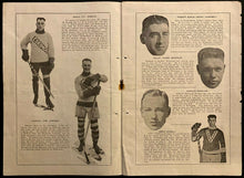Load image into Gallery viewer, 1923 Rare Western Canada Hockey League Program Edmonton Eskimos Calgary Tigers