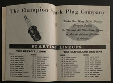 Load image into Gallery viewer, 1959 Briggs Stadium Moslem Temple 1st Annual Charity Football Game Program Rare