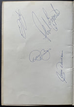 Load image into Gallery viewer, 1976 Canada Cup Kick Off VIP Dinner Menu Team Canada Signed x45 + HOFers JSA LOA