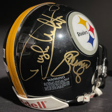 Load image into Gallery viewer, Pittsburgh Steelers Steel Curtain Autographed x4 NFL Signed Mini-Helmet JSA