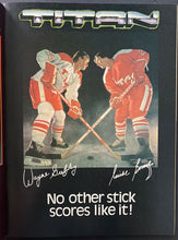 Load image into Gallery viewer, 1981 Junior Hockey Program Wayne Gretzky Bellville Bulls Signed Keith Gretzky