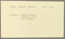 Load image into Gallery viewer, 1967 Kansas City Athletics Season Contract MLB Baseball Coach Wes Stock Signed