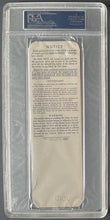 Load image into Gallery viewer, 1960 World Series Game 2 Proof Ticket New York vs Pittsburgh Mickey Mantle PSA