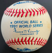 Load image into Gallery viewer, Jack Morris Autographed Signed 1991 World Series Rawlings Baseball JSA COA