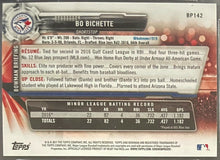 Load image into Gallery viewer, 2017 Bowman Topps Bo Bichette Prospects Autographed Slabbed BP142 Beckett MLB