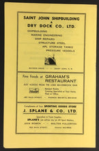 Load image into Gallery viewer, 1967 NHL Oldtimers Hockey Program vs Saint John Mooseheads Lord Beaverbrook Rink