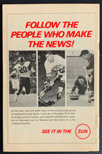 Load image into Gallery viewer, 1968 Vancouver Canucks vs Phoenix Roadrunners Vintage Hockey Program