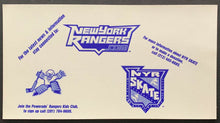 Load image into Gallery viewer, 2000 New York Rangers Unused Decals 5 Different NHL Hockey Window Stickers
