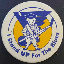 Load image into Gallery viewer, Late 1960's St. Louis Blues Pinback NHL Hockey Button Vintage