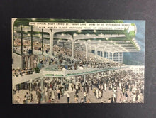 Load image into Gallery viewer, 1950 Derby Lane Greyhound Racing Post Card St Petersburg Vintage Stamp USA