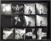 Load image into Gallery viewer, c1978 David Bowie Concert Contact Sheet Composite Photo Music Rock Vintage
