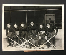 Load image into Gallery viewer, 1928 University Of Pennsylvania Hockey Team Photo College Stars In Full Uniform