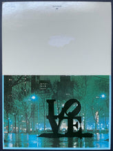 Load image into Gallery viewer, C1976 Robert Indiana Autographed Christmas Card Philadelphia Love Statue VTG JSA