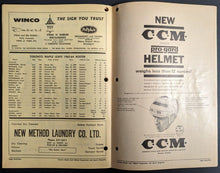 Load image into Gallery viewer, 1964 Stanley Cup Finals Game 7 Autographed x3 Program Signed Gordie Howe NHL JSA