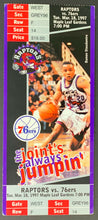 Load image into Gallery viewer, 1997 Maple Leaf Gardens Toronto Raptors NBA Basketball Ticket Damon Stoudamire