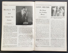 Load image into Gallery viewer, 1951 Maple Leafs Gardens NHL Program Toronto Maple Leafs vs NY Rangers Sid Smith