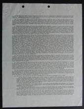 Load image into Gallery viewer, 1969 1 Year Contract Between Comedic Actor, Louis Nye & Actors Union AFTRA