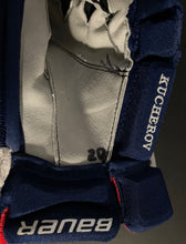 Load image into Gallery viewer, 2022 Nikita Kucherov Game Worn Bauer Hockey Gloves Photo Matched Tampa Bay NHL