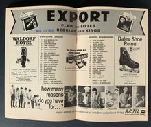Load image into Gallery viewer, 1968 Vancouver Canucks vs Phoenix Roadrunners Vintage Hockey Program