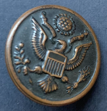 Load image into Gallery viewer, Vintage Military Eagle Button Horstmann Philadelphia 7/8" Circa Early 1900s