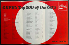 Load image into Gallery viewer, 1970 CKFH Toronto Fold Record Survey Music Chart 100 Greatest Songs Beatles Top