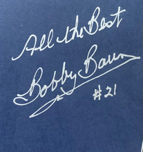 Load image into Gallery viewer, 2000 Bobby Baun Autographed Lowering The Boom Hard Cover Book Signed NHL Hockey