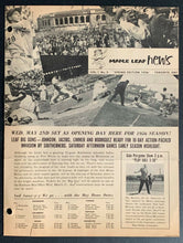 Load image into Gallery viewer, Spring 1956 Toronto Maple Leaf Baseball Club Newsletter International League