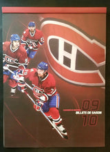 Load image into Gallery viewer, 2009-10 Montreal Canadiens 100th Anniversary Season Ticket Book NHL Hockey