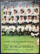 Load image into Gallery viewer, 1960 New York Yankees v Pittsburgh Pirates MLB World Series Baseball Program Vtg