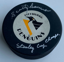 Load image into Gallery viewer, Scotty Bowman Signed Penguins NHL Hockey Puck Autographed Stanley Cup Champ