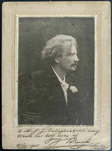 Load image into Gallery viewer, 1900 Ignacy Jan Paderewski Signed Photo Autographed Polish PM Poland Pianist JSA