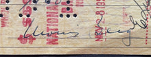 Load image into Gallery viewer, 1952 National New York Bank cheque/check Signed Moe Berg MLB Catcher + WWII Spy