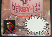 Load image into Gallery viewer, 1996 122nd Kentuky Derby Cardboard Broadside Advertisement Mint Julep Glasses