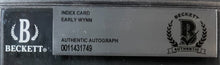 Load image into Gallery viewer, Early Wynn Autographed Index Card Beckett Authenticated Chicago White Sox MLB