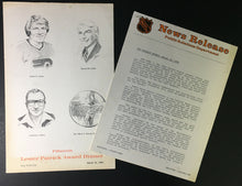 Load image into Gallery viewer, Lester Patrick 1980 US Olympic Gold Medal Hockey Team Award Dinner Program +