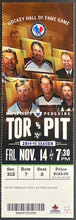 Load image into Gallery viewer, 2014-15 NHL Hockey Hall Of Fame Induction Night Full Unused Ticket Toronto
