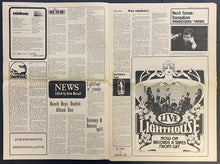 Load image into Gallery viewer, 1972 Vintage Rainbow Issue Canada's Music Newspaper Featuring Beatles Trudeau