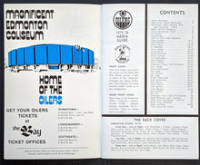 Load image into Gallery viewer, 1975 - 76 Vintage Edmonton Oilers Media Guide NHL Hockey Norm Ullman HOF