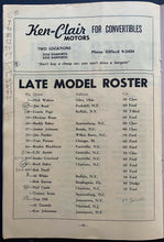 Load image into Gallery viewer, 1960 Toronto CNE Stock Car Racing Program Historic 3 NASCAR HOFers Canada Race