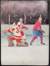 Load image into Gallery viewer, 1970-71 Detroit Red Wings NHL Hockey Yearbook Signed Carl Brewer Auto JSA Howe