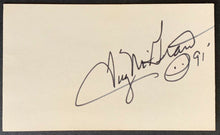 Load image into Gallery viewer, Tug McGraw Autographed Index Card Vintage MLB Baseball Phillies Signed Card