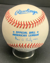Load image into Gallery viewer, David Cone Autographed Baseball Signed American League Rawlings Sweet Spot