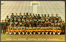 Load image into Gallery viewer, 1970 Green Bay Packers NFL Football Team Photo Postcard Post Card RPPC