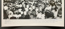 Load image into Gallery viewer, Vintage 1955 Boxing Wire Photo California Crowd Watches Rocky Marciano Training
