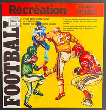 Load image into Gallery viewer, Circa 1969 Football Decal Set + Booklet Vintage Fold Out Atlas Editions