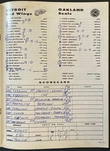 Load image into Gallery viewer, 1968 Gordie Howe Milestone Ticket Stub + Program 1800 Playoff & Reg Season Pts