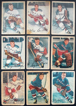 Load image into Gallery viewer, 1953-54 Parkhurst Hockey Cards Full Set Low Grade NHL Beliveau Worsley RC KSA 1